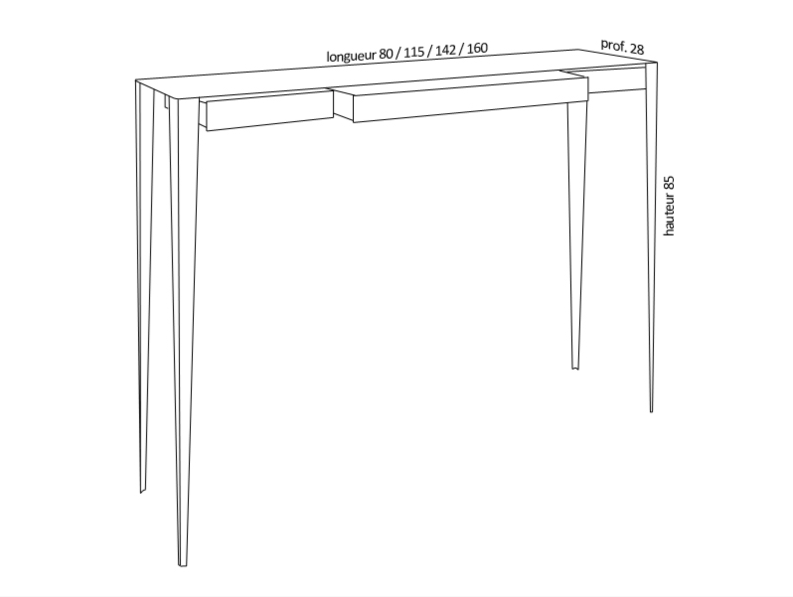 GRANDE SOEUR tiroirs, console – AFD – Image 4